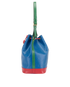 Noe Bucket Bag, &pound;595, Handbags, Blue, Leather, Bottom view